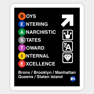 NY Transit Sticker